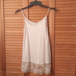 Altar'd State Simply Swing Cream Camisole Size Small